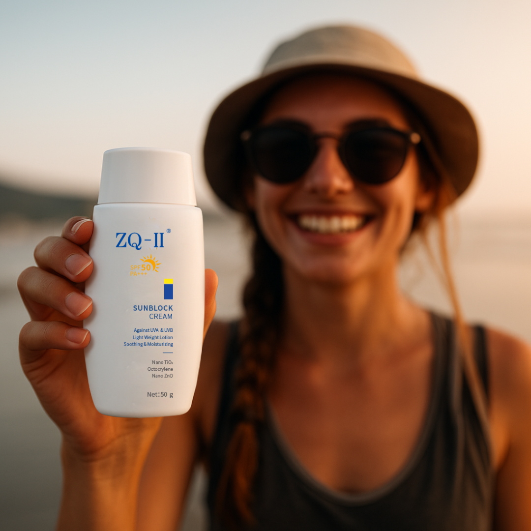 ZQ-II Sunblock Cream: Η καθημερινή σας περιποίηση της επιδερμίδας σας-όχι μόνο για το καλοκαίρι!