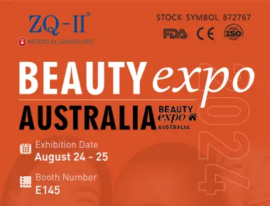 Κυτεύματα στιγμιότυπα του ZQ-II Medical Skincare στην ομορφιά Expo Australia 2024